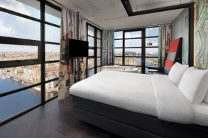 Inntel Hotels Amsterdam Landmark - Wellness Suite - Uitzicht over Amsterdam